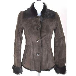 ST. John fur jacket coat